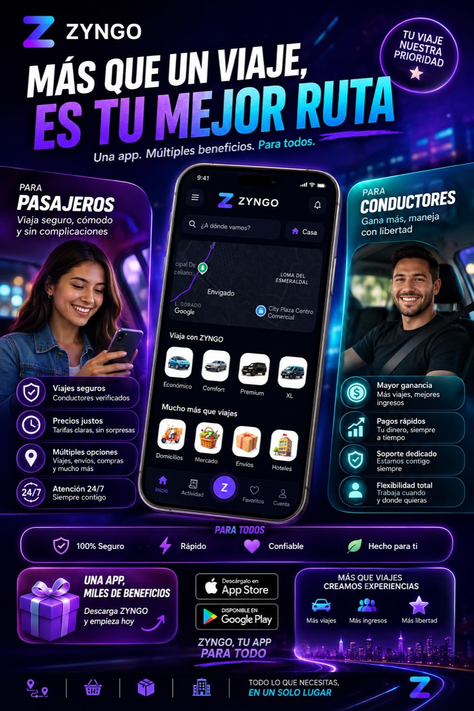 La app ZYNGO: viajes, envíos, mercado y hoteles en un solo lugar
